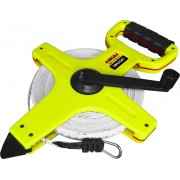 Рулетка 50м*13мм геодезическая (стекловолокно)         