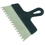 Шпатель нержавеющий зубчатый 150мм 8х8        