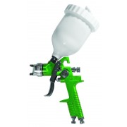 Краскораспылитель HVLP Ø1.3 мм с верхним бачком 600 мл (зеленый) 230-330 л/мин 2-3 Бар 