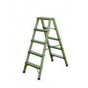 Стремянка алюминиевая двухсторонняя 3 ступенчатая        