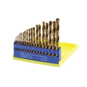 Набор сверла по металлу hss титан 19шт,1.0-10.0мм (пл)     