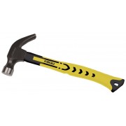 Молоток-Гвоздодер 450г фибергласовая ручка (магнит)        