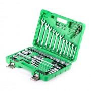 Профессиональный набор инструмента 1/2"+1/4"  INTERTOOL ET-6077SP