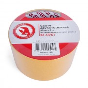 Скотч двухсторонний 50мм*5м на полипропиленовой основе INTERTOOL KT-0951