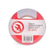 Скотч алюминиевый термостойкий 50мм*50м INTERTOOL KT-0993