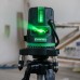 Уровень лазерный 5 лазерных головок, зеленый лазер, звуковая индикация INTERTOOL MT-3008