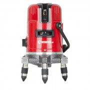 Уровень лазерный профессиональный, 5 лазерных головок, звуковая индикация INTERTOOL MT-3011