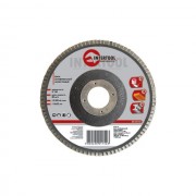 Диск шлифовальный лепестковый 115x22 мм, зерно K80 INTERTOOL BT-0108