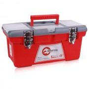 Ящик для инструментов с металлическими замками, 16"415x210x190мм INTERTOOL BX-0516