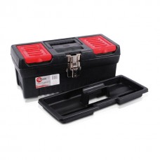 Ящик для инструментов с металлическими замками, 13"330x177x135мм INTERTOOL BX-1013