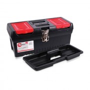 Ящик для инструментов с металлическими замками, 16"396x216x164мм INTERTOOL BX-1016