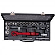 Профессиональный набор инструмента 1/2", 26ед. (гол. 8-32 мм) INTERTOOL ET-6027
