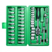 Профессиональный набор инструментов 46 ед., 1/4 INTERTOOL ET-6046SP