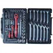 Профессиональный набор инструментов 1/4"&1/2"61ед INTERTOOL ET-6061