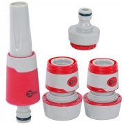 Насадка для полива с плавной регулировкой потока воды для конектора 1/2",адаптер универсальный для конектора 1/2"с внутренней резьбой 1/2"&3/4",кон INTERTOOL GE-0028