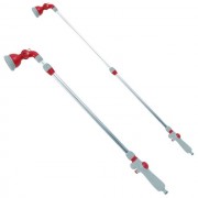 Пистолет-распылитель на телескопической штанге 90-120 см для полива 9-ти функциональный (центральный, туман, душ, полный, угловой, проливной дождь, п INTERTOOL GE-0043