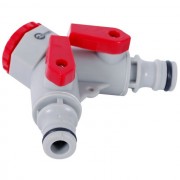 Распределитель 2-х канальный с регулировкой каждого канала 1/2"с внутренней резьбой на входе 3/4"&1"INTERTOOL GE-2003