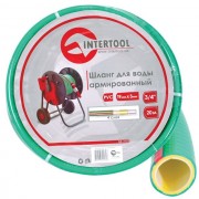 Шланг для воды 4-х слойный 3/4", 100м, армированный, PVC INTERTOOL GE-4127