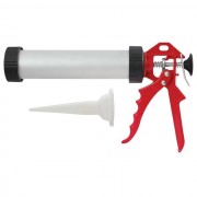 Пистолет для выдавливания силикона 225 мм INTERTOOL HT-0025