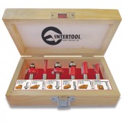 Набор фрез по дереву 6 ед. INTERTOOL HT-0072