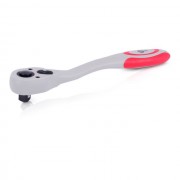 Рукоятка с храповым механизмом на 72 зуба 3/8"изогнутая Cr-v(Professional) INTERTOOL HT-2108