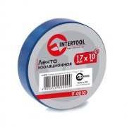 Лента изоляционная 0,15 мм x 17 мм x 25 м синяя (упак 10 шт) INTERTOOL IT-0025
