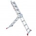 Лестница алюминиевая мультифункциональная трансформер 4x4 ступ. 4,75 м INTERTOOL LT-0029