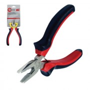Плоскогубцы прецизионные комбинированные с накладками на рукоятках из двух материаллов 115 мм INTERTOOL NT-0101