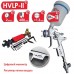 HVLP-II Профессиональный краскораспылитель 1,3 мм, HVLP-II, верхний пластиковый бачок 600 мл INTERTOOL PT-0105D, PT-0105D, Краскопульты пневматические HVLP