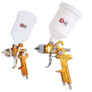 HVLP BRONZE PROF Краскораспылитель 1,5 мм, верхний пластиковый бачок 600 мл INTERTOOL PT-0110