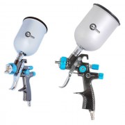 LVLP BLUE NEW Профессиональный краскораспылитель 1,4 мм, верхний металлический бачок 600 мл., mах 1,5 атм INTERTOOL PT-0133