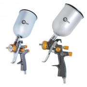 LVLP BRONZE NEW Профессиональный краскораспылитель 1,8 мм, верхний металлический бачок 600 мл., mах 1 INTERTOOL PT-0135