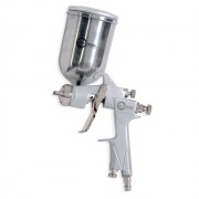 HP STEEL 100 Краскораспылитель 1,0 мм, верхний металлический бачок 400 мл, три регулировки INTERTOOL PT-0201