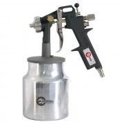 Пистолет покрасочный пневматический, форсунка 1,5 мм, Н/Б,1000 мл. до 5 атм INTERTOOL PT-0211