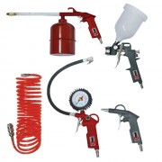 Набор покрасочный пневматический 5 ед. INTERTOOL PT-1501