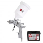 HVLP STEEL PROF Краскораспылитель 1,4 мм, верхний пластиковый бачок 600 мл. в пластиковом чемодане INTERTOOL PT-1508