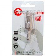 Коронка трубчатая по стеклу и керамике 20 мм INTERTOOL SD-0353