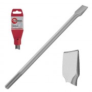 Зубило по камню SDS MAX 30мм, 400x18мм с победитовой напайкой INTERTOOL SD-0455