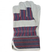 Перчатка замшевая комбинированная из цельного материала на ладони 10,5"INTERTOOL SP-0150