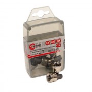 Комплект отверточных насадок с ограничителем 1/4"x25мм - 10 шт. INTERTOOL VT-0025