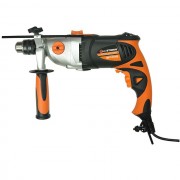 Дрель ударная STORM 1200Вт, 2 скорости, 0-1000/0-3000об/мин, 1.5-13мм, алюминиевый корпус редуктора INTERTOOL WT-0112