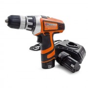 Шуруповерт STORM Li-Ion, 12 В, 2 скорости, 0-400-1200 об/мин, 2 аккумулятора, 1 час зарядки, 14.0 Нм., тормоз выбега INTERTOOL WT-0322