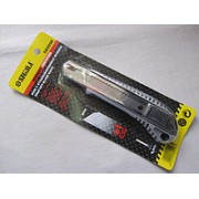 Нож канцелярский 18 мм с железной направляющей