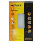 Стержни клеевые 11,2*200 мм 50шт 1кг (прозрачные) SIGMA    