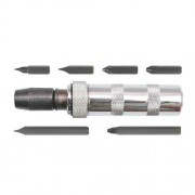 Отвертка ударно-поворотная с битами 6шт CRV в пластиковом кейсе SIGMA (4004011)