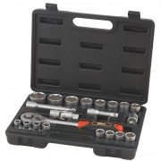 Набор насадок торцевых 1/2 21шт CrV Taiwan ULTRA     