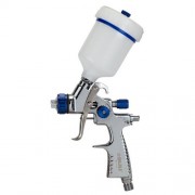 Краскораспылитель LVMP 1.0мм 30-115л/мин 1.5Бар с верхним пластиковым бачком 100мл алюминиевый корпус Refine (6814201) SIGMA