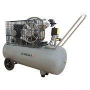 Компрессор двухцилиндровый ременной 2.5кВт 396л/мин 10бар 100л (2 крана) SIGMA   