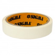 Лента малярная 19мм,20м белая SIGMA        